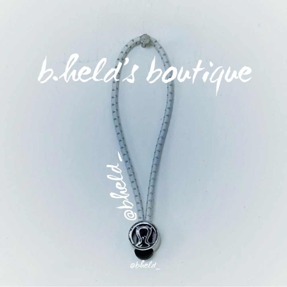 Free w/Purchase — lululemon Replacement Zipper Pull Bone w/ Silver Logo New NWT